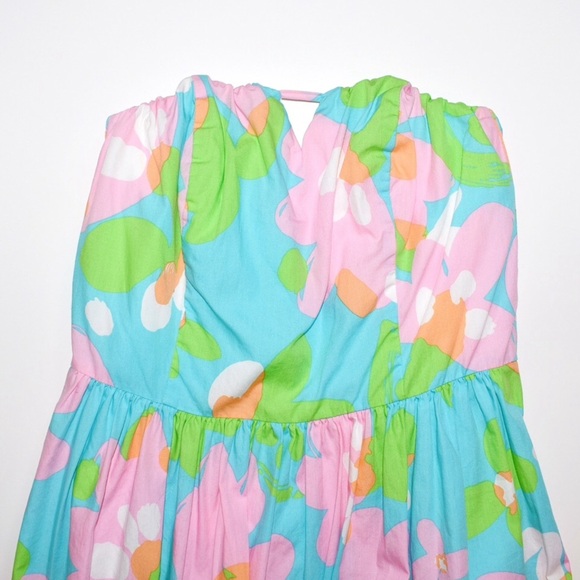 Lilly Pulitzer Richelle Floral Dress Shorely Blue - Picture 5 of 9